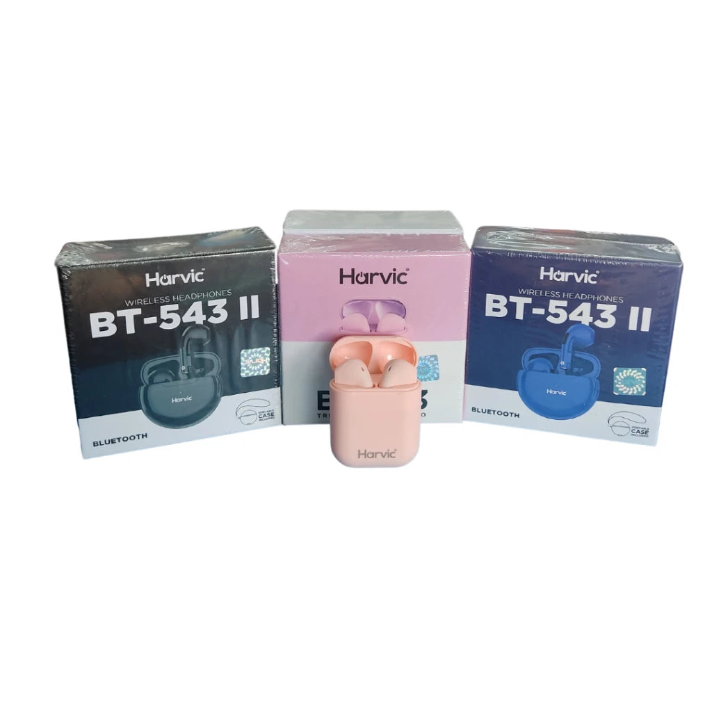 AUDÍFONOS INALÁMBRICOS BLUETOOTH BT-543 II HARVIC