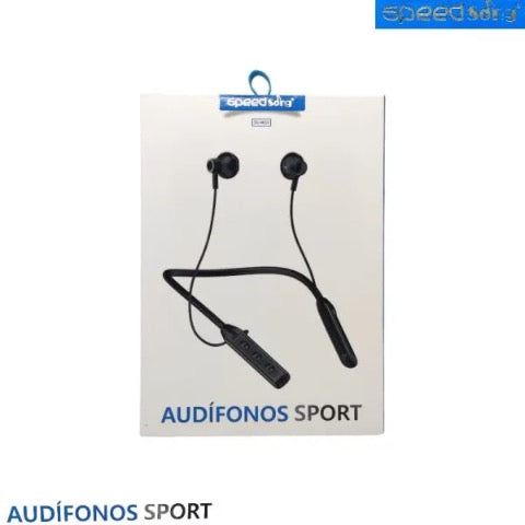 AUDÍFONOS DEPORTIVOS INALÁMBRICOS BLUETOOTH TIPO CUELLERO CON MICRÓFONO
