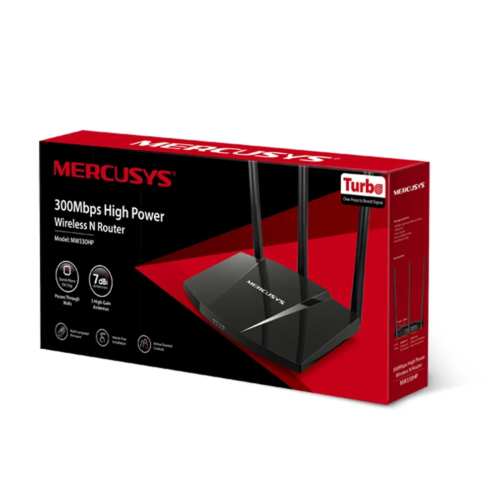ROUTER INALÁMBRICO MERCUSIS - WIFI DE ALTA VELOCIDAD