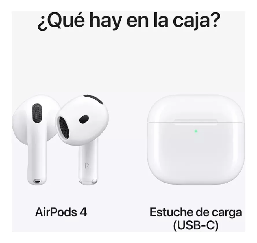 AIRPODS 4TA GENERACIÓN - COMPATIBLE (NO ORIGINALES)