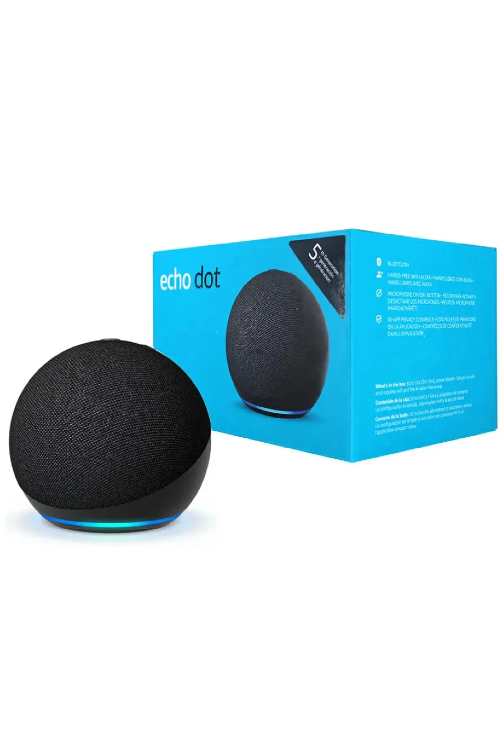 AMAZON ECHO DOT (5TA GEN) CON ALEXA - PARLANTE INTELIGENTE