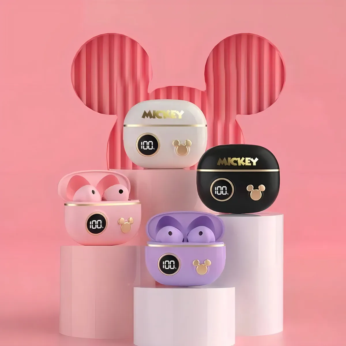 Audífonos Disney P88 - Diadema Inalámbrica Bluetooth Infantil